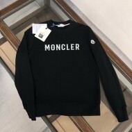 몽클레르 MONCLER 데일리 레터링 프린트 클래식 라운드 커플 맨투맨