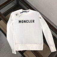 몽클레르 MONCLER 데일리 레터링 프린트 클래식 라운드 커플 맨투맨