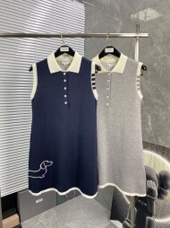 톰브라운 니트 나시 원피스