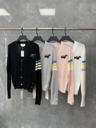 톰브라운 강아지 와펜 니트 가디건