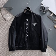 프라다 PRADA 로고 모던 디자인 캐주얼 재킷 코트