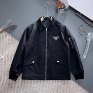 프라다 PRADA 로고 모던 디자인 캐주얼 재킷 코트