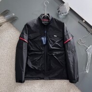 프라다 PRADA 로고 모던 디자인 캐주얼 재킷 코트