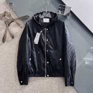 디올 DIOR 클래식 로고 디자인 캐주얼 후드 재킷 코트