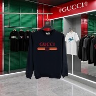 구찌 GUCCI 클래식 프린트 캐주얼 데일리 남녀 라운드 맨투맨