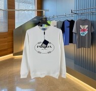 프라다 PRADA 트렌드 프린트 데일리 남녀 라운드 맨투맨