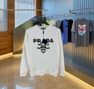 프라다 PRADA 트렌드 프린트 데일리 남녀 라운드 맨투맨