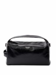 프라다 PRADA 보니백 가죽 숄더백 크로스백 블랙 2VH194 2CYR F0002 V OOO 33x17x17cm