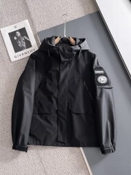 버버리 BURBERRY 클래식 로고 디자인 캐주얼 후드 재킷 코트