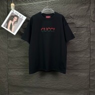 구찌 GUCCI 로고 패턴 심플 캐주얼 반팔 티 남녀 공용
