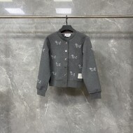 톰브라운 강아지 자수 가디건