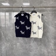 톰브라운 니트 조끼