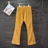 갤러리 디파트먼트 GALLERY DEPT 코듀로이 전판 자수 스티치 패치 커플 루즈핏 부츠컷 데님 팬츠