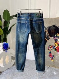 베르사체 Versace 모던 심플 캐주얼 데님 팬츠