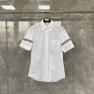 톰브라운 포플린 반팔 셔츠