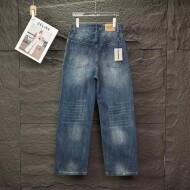 발렌시아가 BALENCIAGA 모던 심플 캐주얼 데님 팬츠