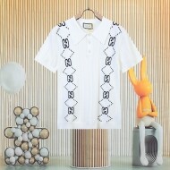 구찌 GUCCI 빈티지 클래식 더블 G 남녀 니트 폴로 반팔