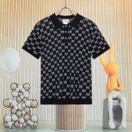 구찌 GUCCI 빈티지 클래식 더블 G 남녀 니트 폴로 반팔