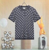 구찌 GUCCI 빈티지 클래식 더블 G 남녀 니트 폴로 반팔