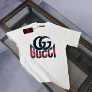 구찌 GUCCI 트렌드 자수 캐주얼 남녀 반팔 티