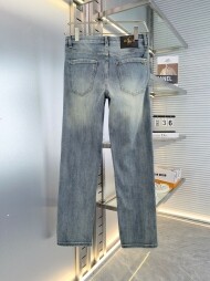 발렌시아가 BALENCIAGA 모던 심플 캐주얼 데님 팬츠