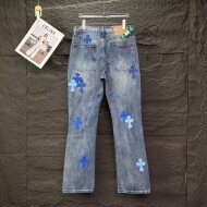 크롬하츠 Chrome Hearts 십자가 패치 디자인 트렌드 빈티지 데님 팬츠