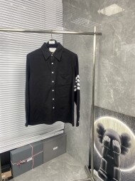 톰브라운 면 긴팔 셔츠