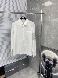 톰브라운 면 긴팔 셔츠