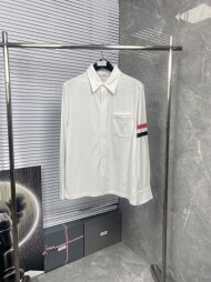 톰브라운 면 긴팔 셔츠