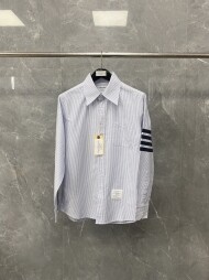 톰브라운 스트라이프 옥스퍼드 긴팔 셔츠