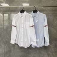 톰브라운 양소매 테이핑 긴팔 셔츠