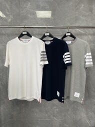 톰브라운 피케 반팔 티셔츠