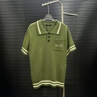 발망 BALMAIN 클래식 빈티지 캐주얼 니트 칼라 반팔