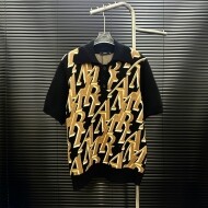 아미리 AMIRI 빈티지한 디자인감의 패턴 캐주얼 폴로 니트 반팔