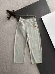 에르메스 Hermès 모던 디자인 밴딩 캐주얼 팬츠