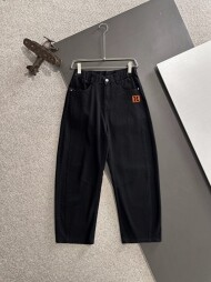 에르메스 Hermès 모던 디자인 밴딩 캐주얼 팬츠