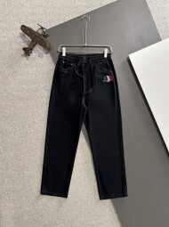 몽클레르 MONCLER 로고 모던 클래식 밴딩 캐주얼 팬츠