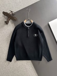 버버리 BURBERRY 로고 모던 클래식 캐주얼 니트