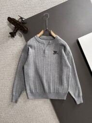 버버리 BURBERRY 로고 모던 클래식 캐주얼 니트