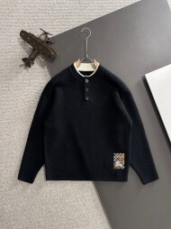 버버리 BURBERRY 로고 모던 클래식 캐주얼 니트