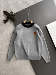 발렌시아가 BALENCIAGA 로고 모던 클래식 캐주얼 니트