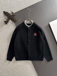 몽클레르 MONCLER 로고 모던 심플 캐주얼 니트 코트