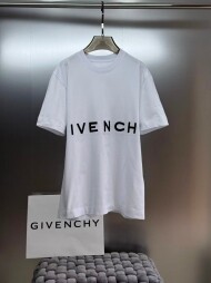 지방시 Givenchy 로고 모던 심플 캐주얼 반팔 티셔츠 남녀 공용
