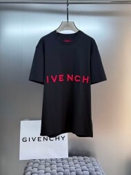 지방시 Givenchy 로고 모던 심플 캐주얼 반팔 티셔츠 남녀 공용