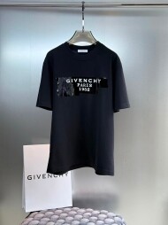 지방시 Givenchy 모던 패턴 디자인 캐주얼 반팔 티
