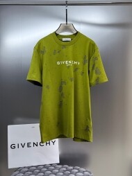 지방시 Givenchy 트렌디한 디자인 빈티지 캐주얼 반팔 티