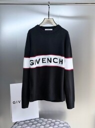 지방시 Givenchy 로고 모던 클래식 캐주얼 니트