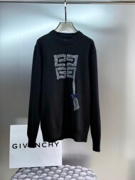 지방시 Givenchy 로고 패턴 모던 캐주얼 니트
