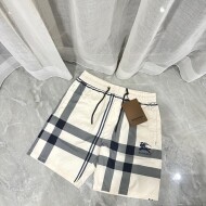 버버리 BURBERRY 로고 패턴 모던 디자인 캐주얼 반바지