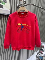버버리 BURBERRY 클래식 로고 패턴 캐주얼 크루넥 스웨트셔츠
